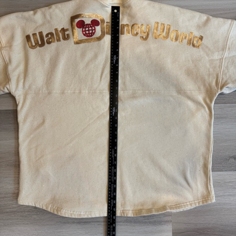 Walt Disney World Mickey Mouse Santa Pullover Christmas Spirit Jersey Size XL - Picture 7 of 9